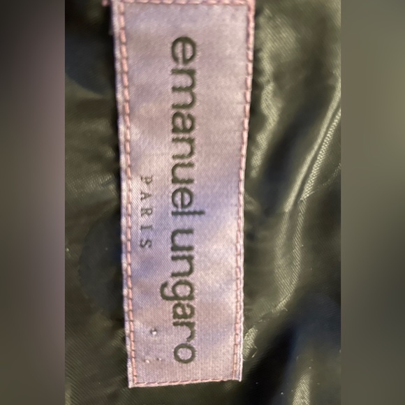 Emanuel Ungaro
Leather-Trimmed Ruffled Dress
Size: MIUS8, FR40 color Black - Picture 4 of 9